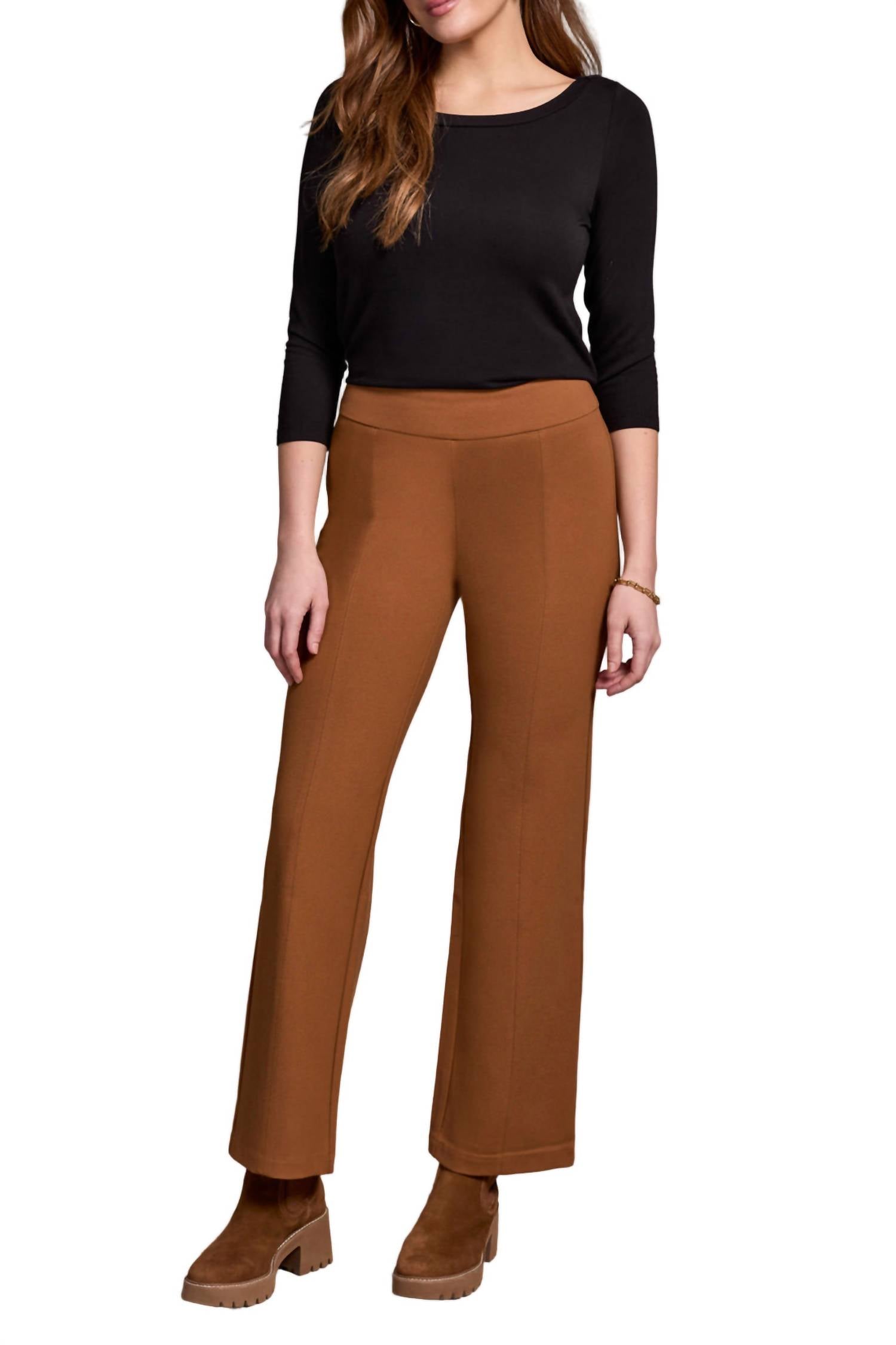 Tribal - Pull On Pant With Pin Tucks