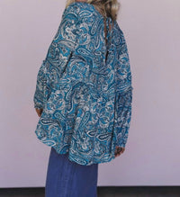 Three Bird Nest - Brea Paisley Print Top