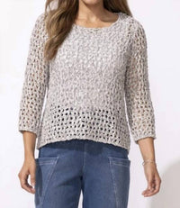 Escape By Habitat - Sea Salt Knit Easy Pullover Sweater