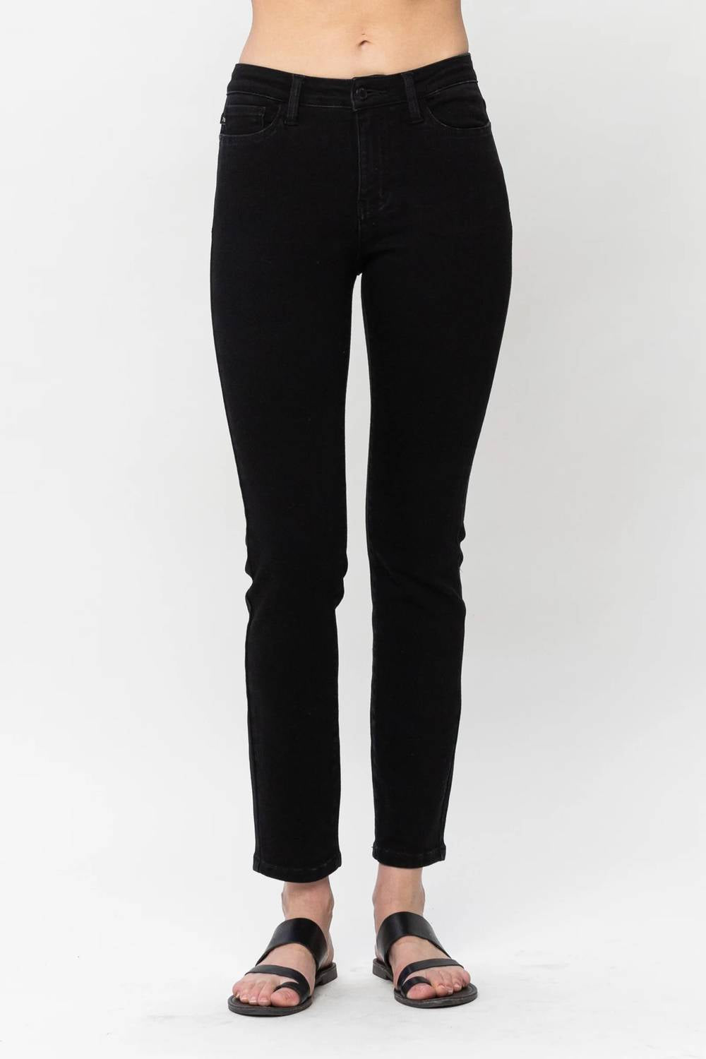 Judy Blue - Mid Rise Skinny Jeans - Plus
