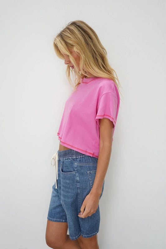 Lna - Leni Cropped Tee