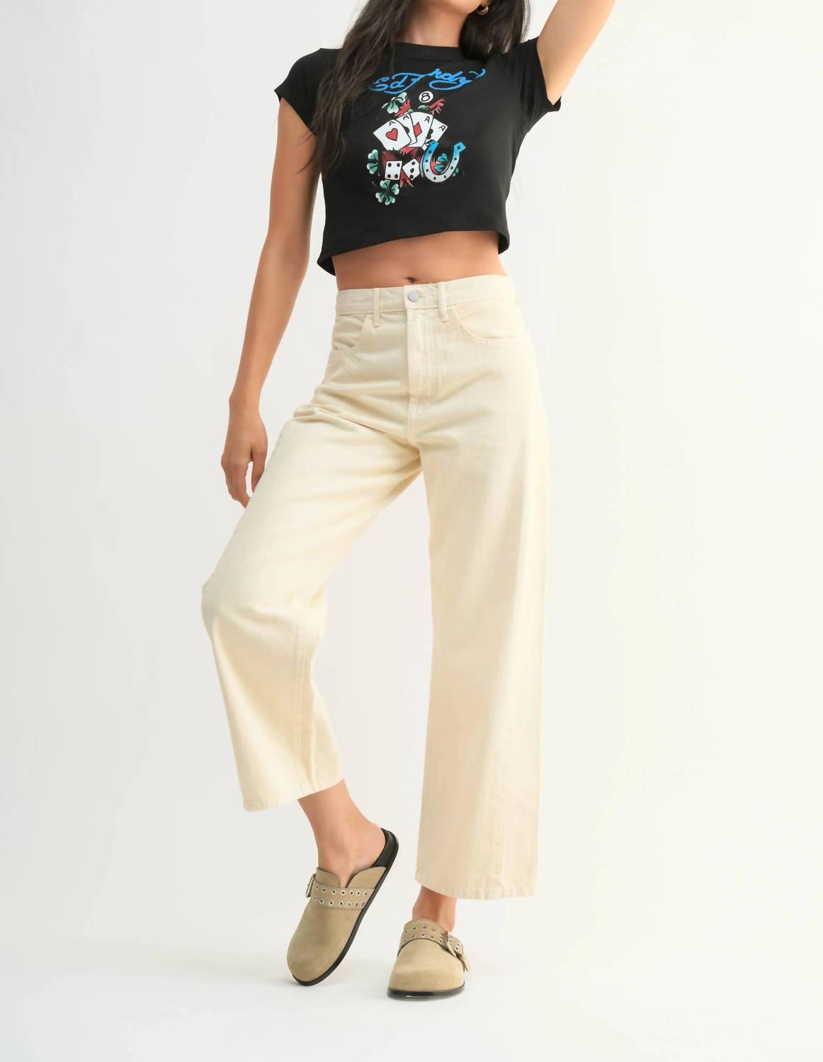 Just Black Denim - Barrel Jean Twist Jean