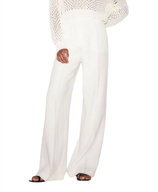 Luisa Cerano - Full Leg Linen Trouser