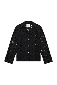 Marina Moscone - Women's Cotton Eyelet Pajama Set