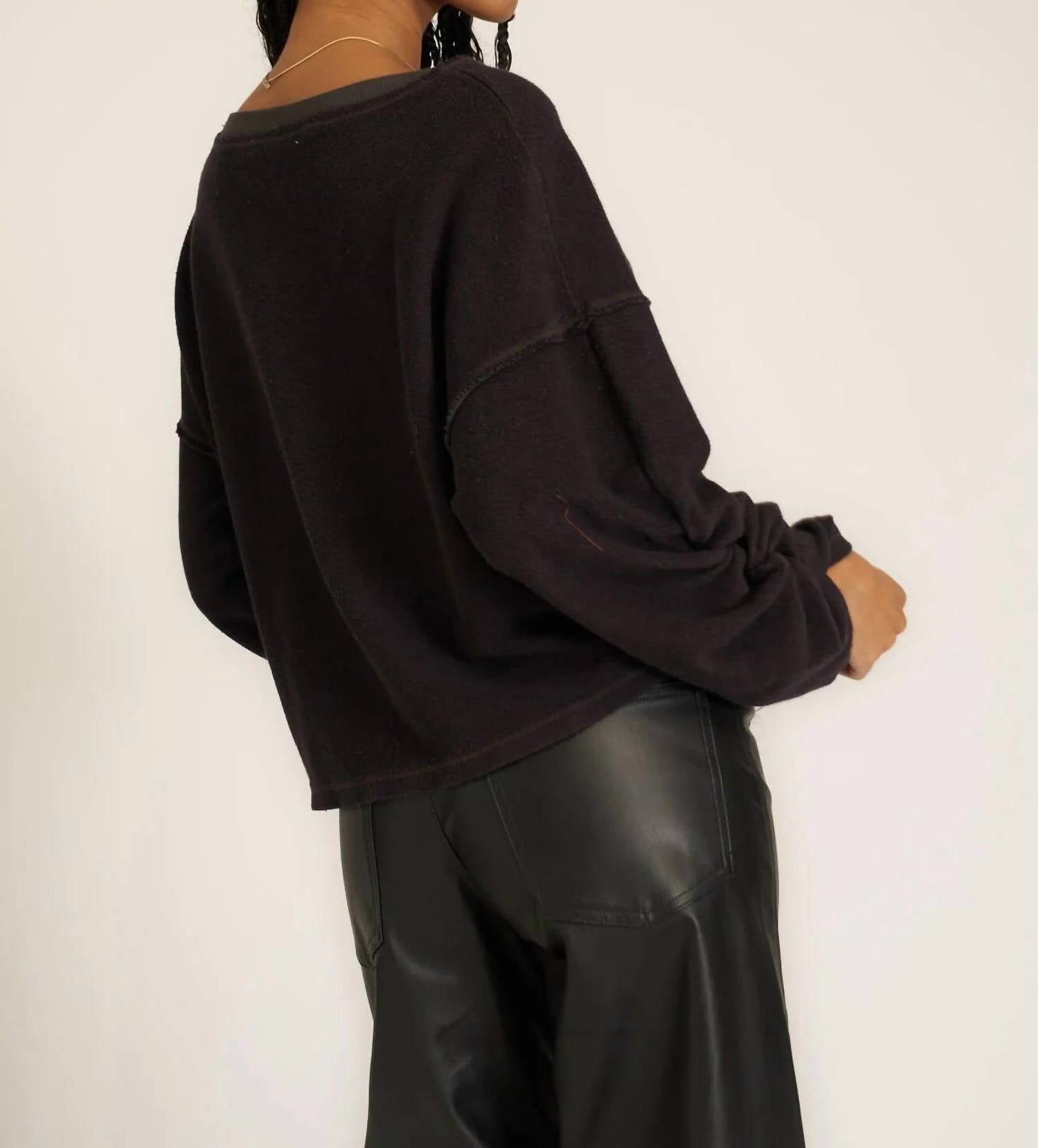 Project Social T - Callie Ruched Sweatshirt