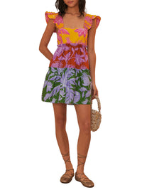 Farm Rio - Tropical Swing Mix Mini Dress