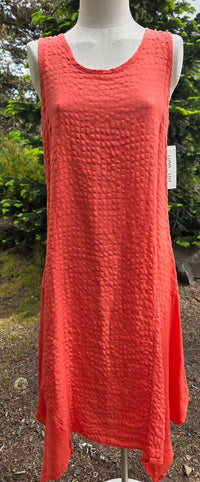 Luna Luz - Women's Seersucker Linen Sundress