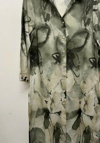 Vlt'S By Valentina'S - Women's Linen Shirt Dress