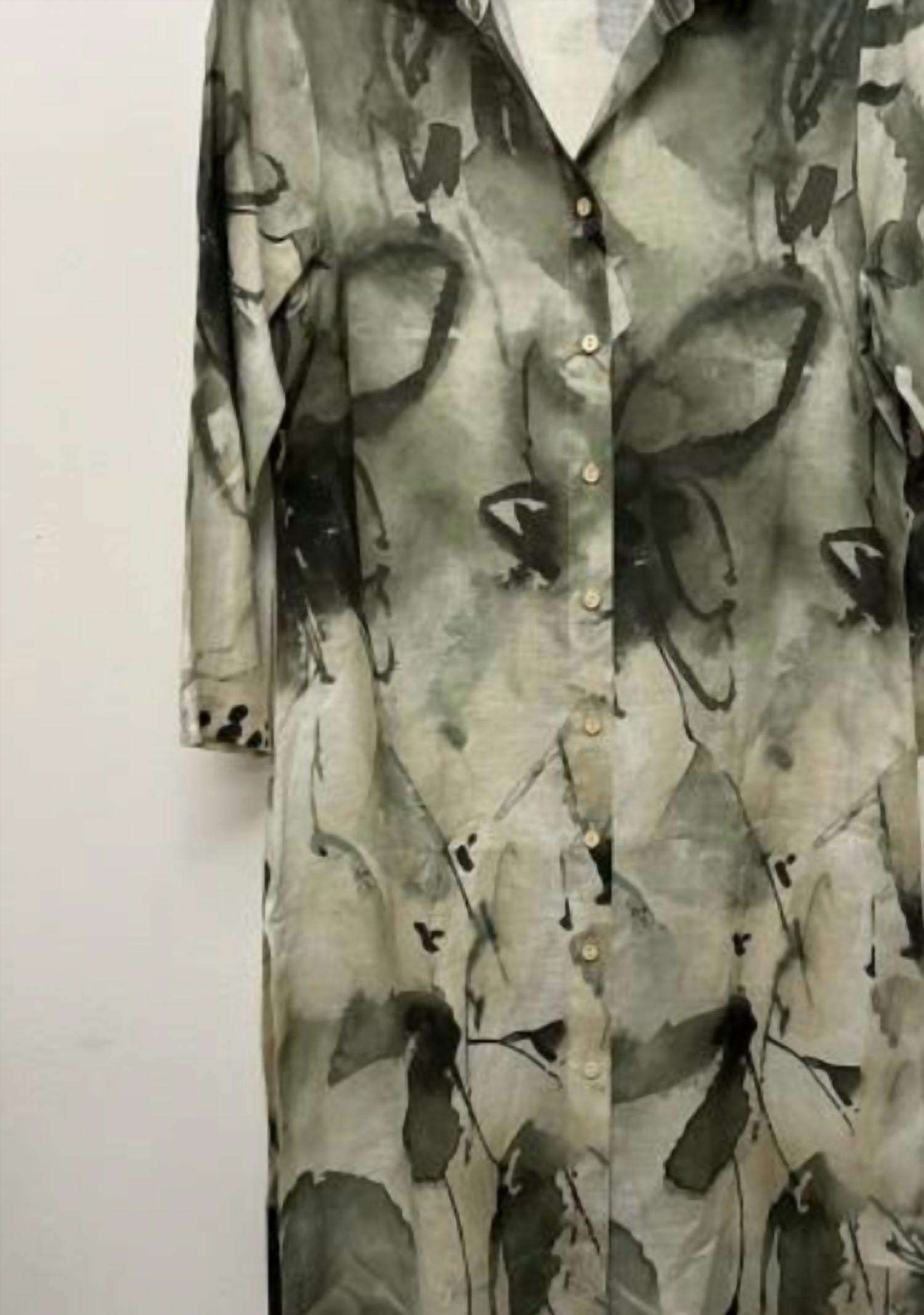 Vlt'S By Valentina'S - Women's Linen Shirt Dress
