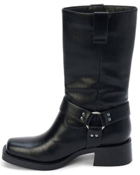 Matisse Women's Autumn Mid Calf Boots in black - women's shoe - detail view