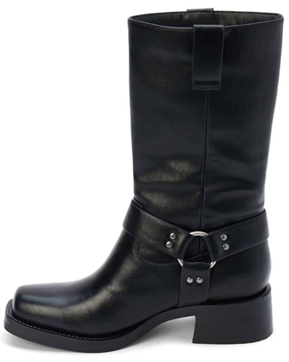 Matisse Women's Autumn Mid Calf Boots in black - women's shoe - detail view