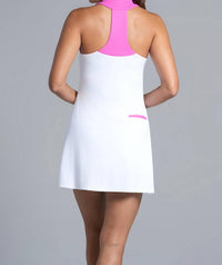 Ibkul - Color Block Print Tennis Dress