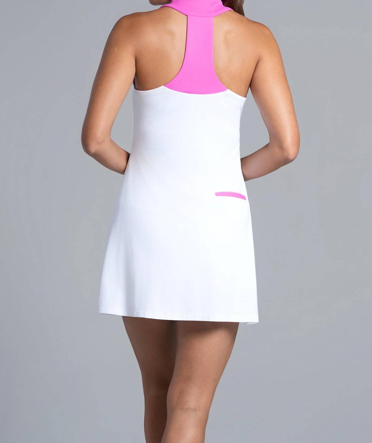 Ibkul - Color Block Print Tennis Dress