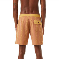Katin Men's Dove Trunk in mineral red - men's swimwear - detail view