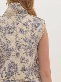Entro - Floral Quilted Vest