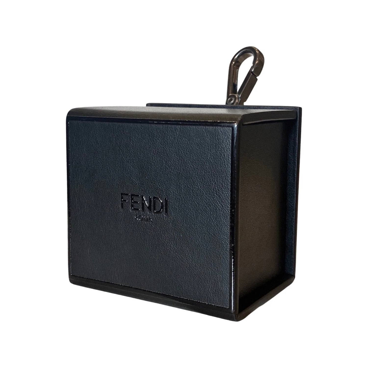 Fendi - Women's Roma Mini Box Leather Key Ring Charm
