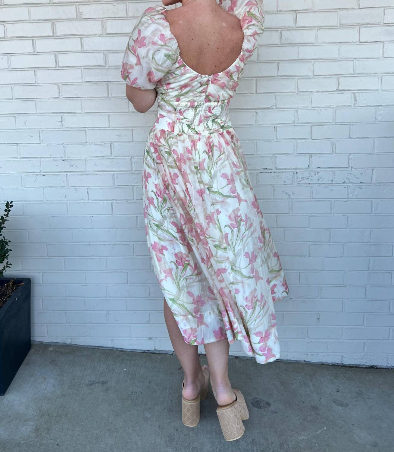 Astr - Sasilia Floral Midi Dress