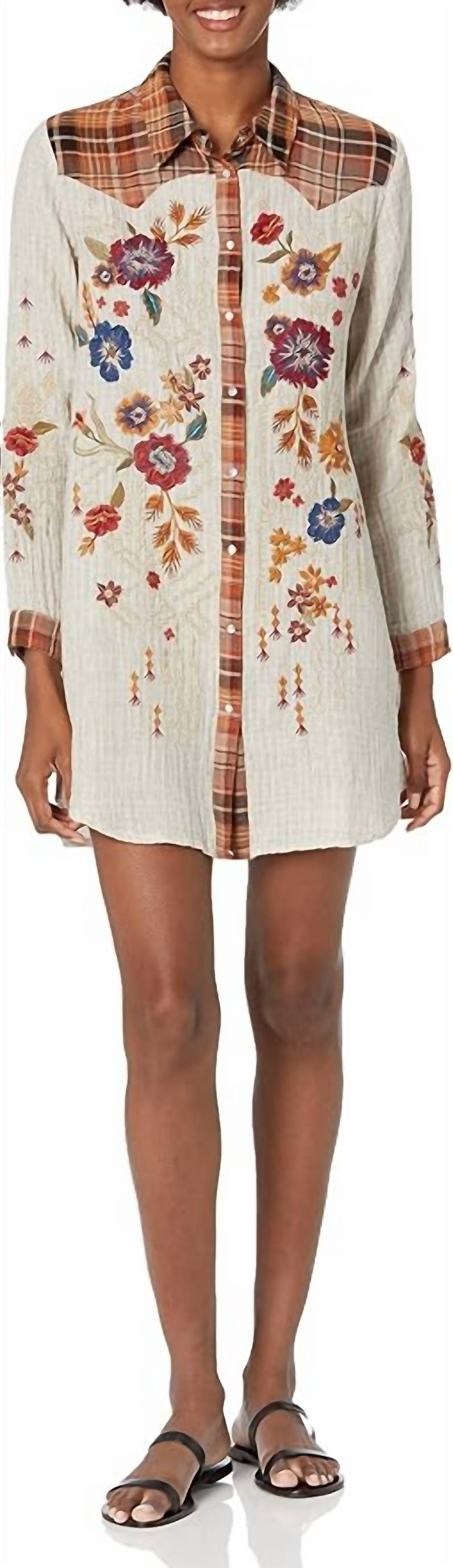 Johnny Was - Olivia Western Shirt Tunic Dress
