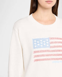 Loveshackfancy - Ty Flag Cotton Pullover Sweater