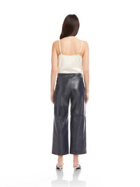 Fifteen Twenty - Faux Patent Leather Pants