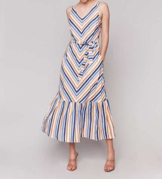 Charlie B - Striped Woven Maxi Dress