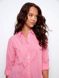 Charlie B - Textured Cotton Button-down Shirt
