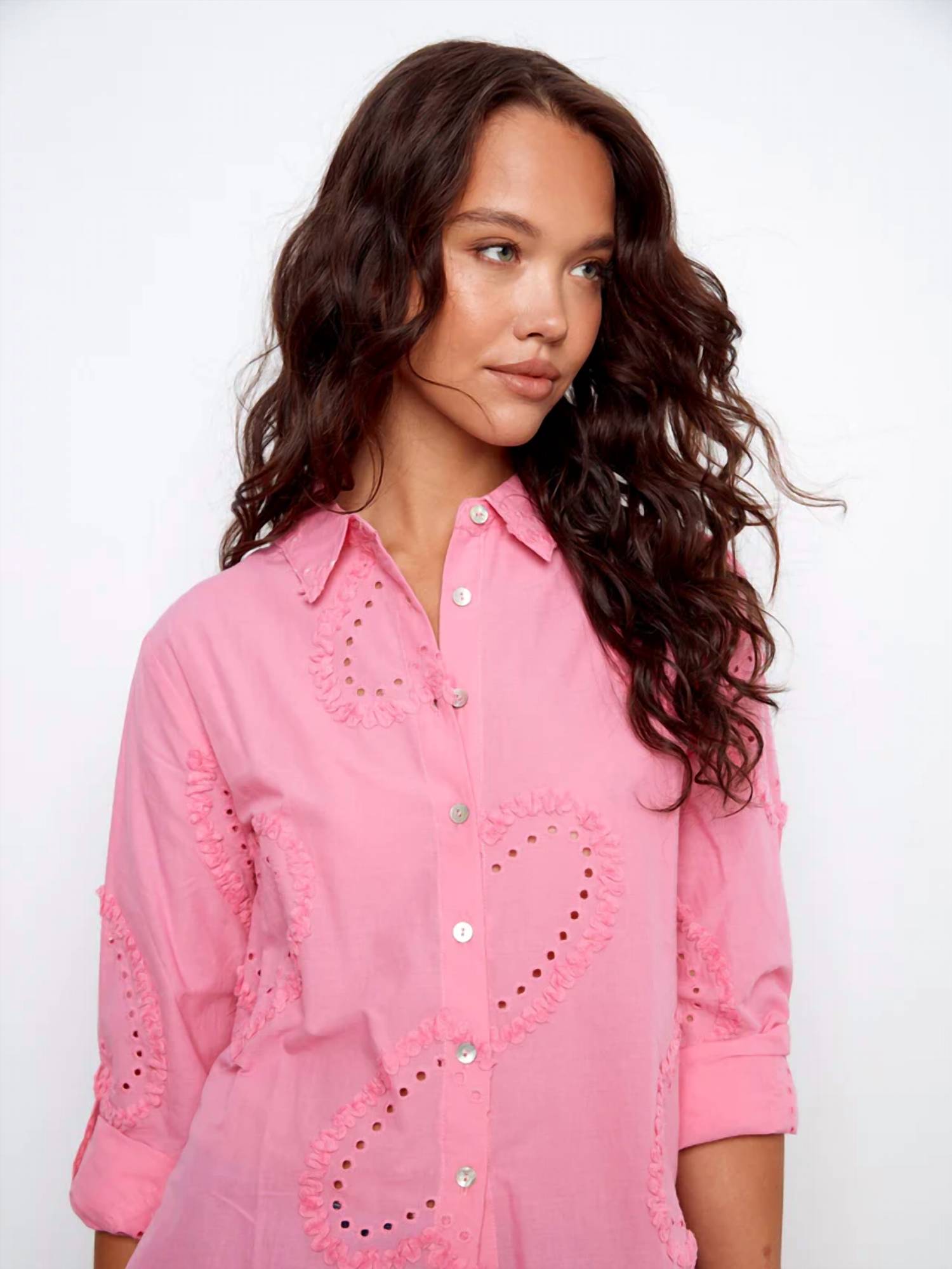 Charlie B - Textured Cotton Button-down Shirt