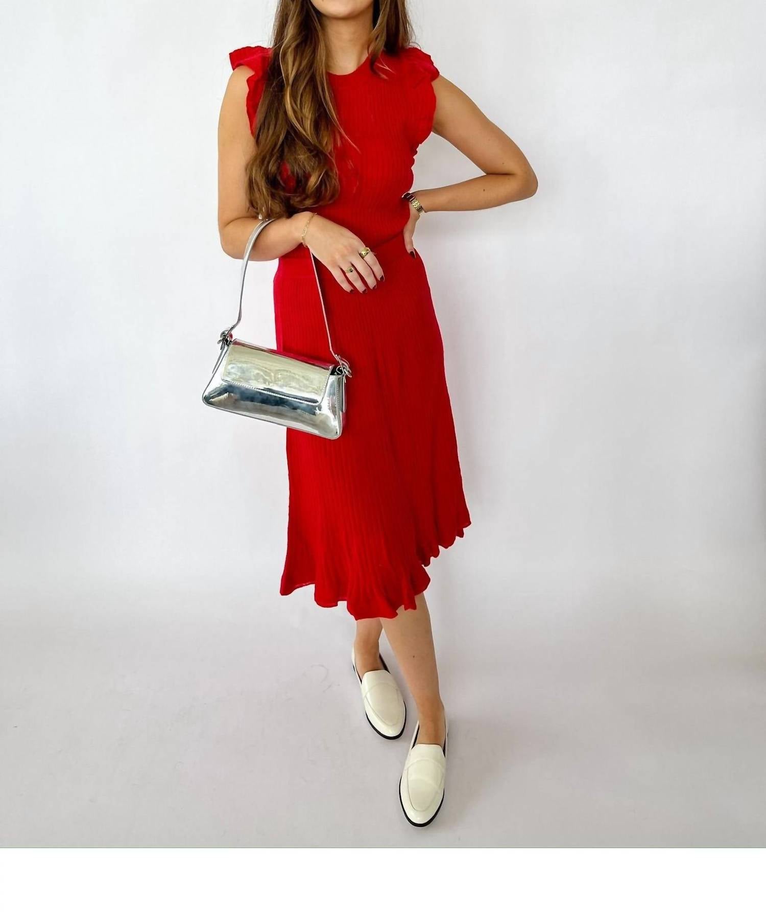 Lucy Paris - Gene Knit Midi Skirt
