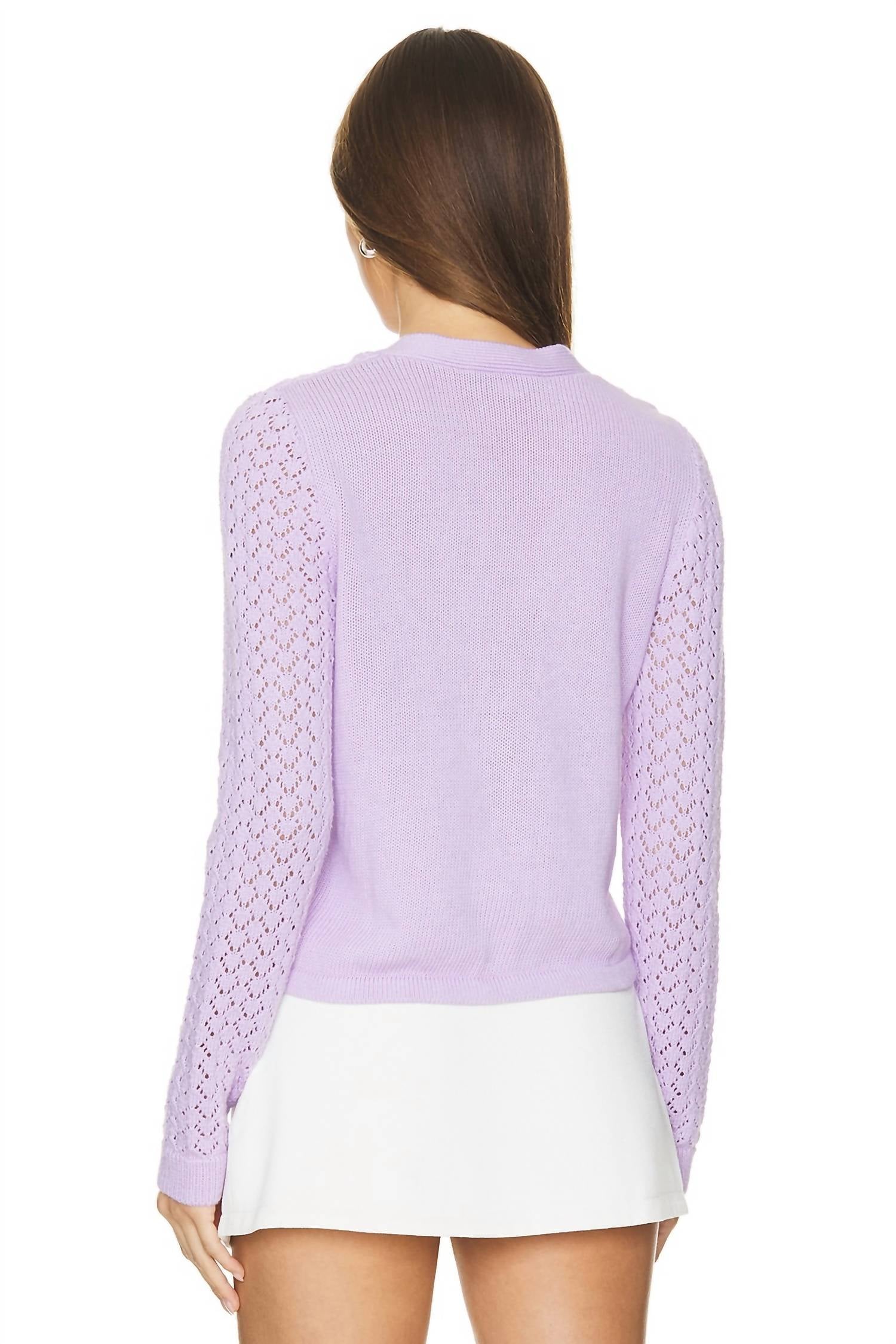 Autumn Cashmere - Hand Crochet Daisy Cardigan