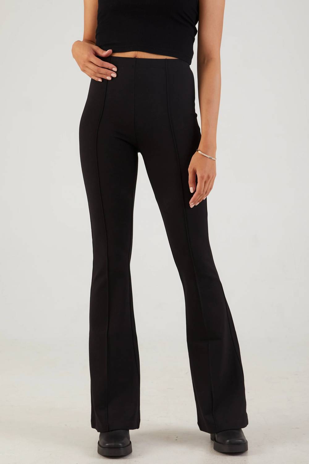 Sablyn - Bailey Pin Tuck Flair Leggings