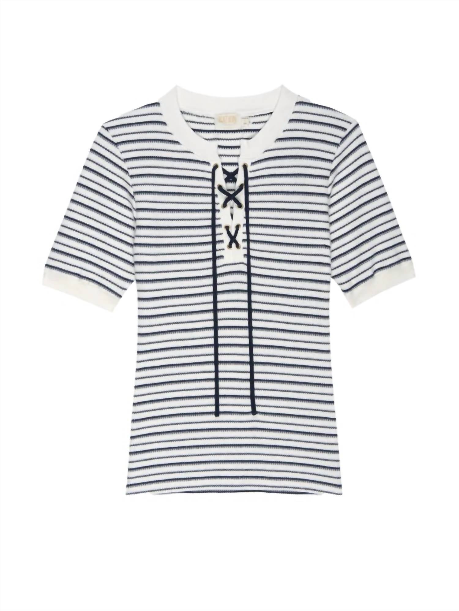 Nation Ltd - Reeve Lace Up Tee