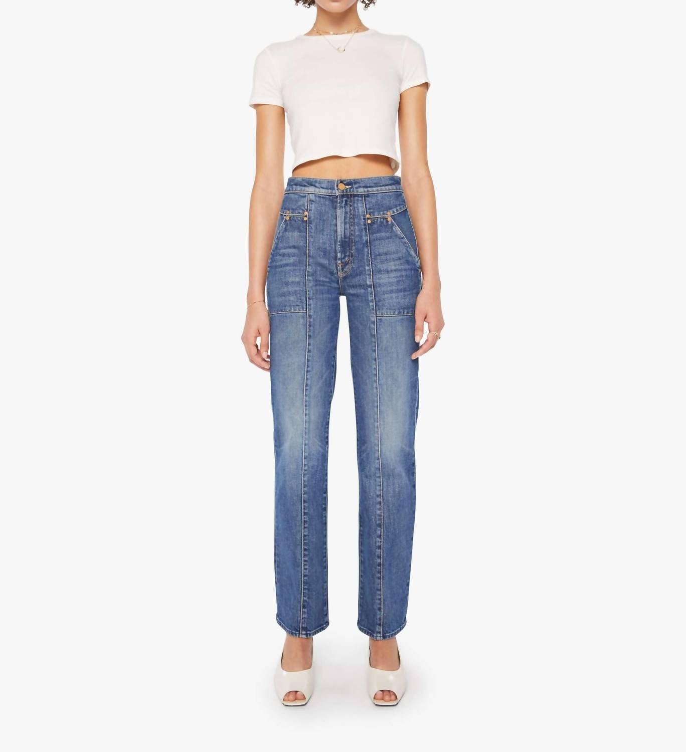 Mother - Women's The Riveting Rambler Zip Sneak Jean
