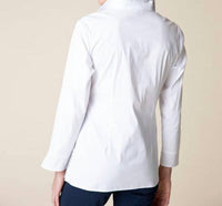 habitat Side Tie Blouse in white - women's shirt - detail view