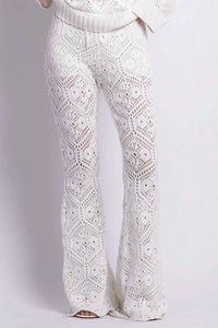 Patbo - Knit Flare Leg Pant