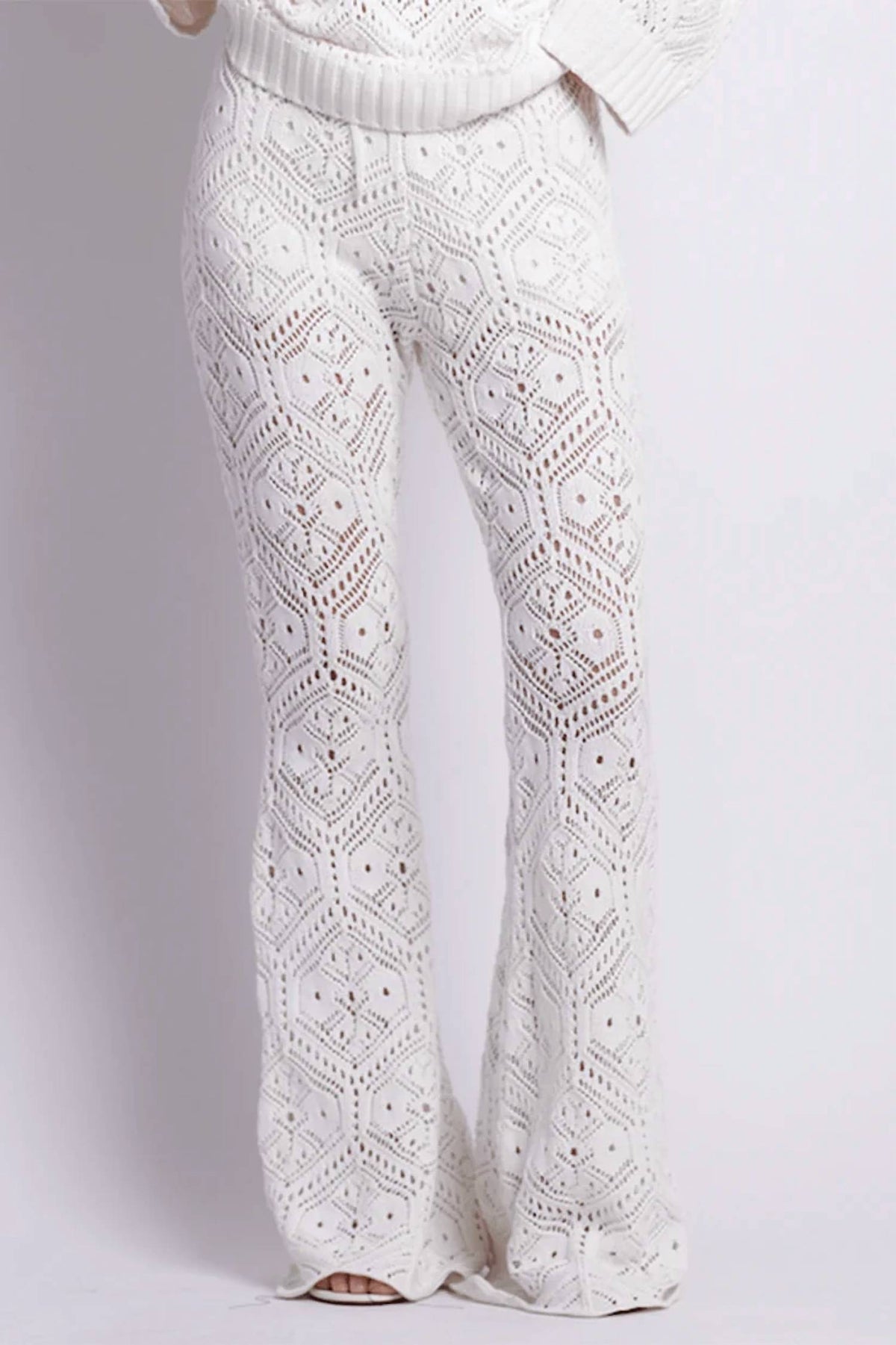 Patbo - Knit Flare Leg Pant
