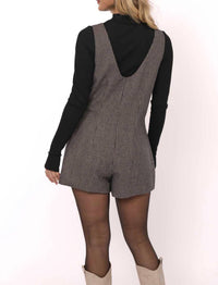 Sadie & Sage - Outta Here Officer Buttons Romper