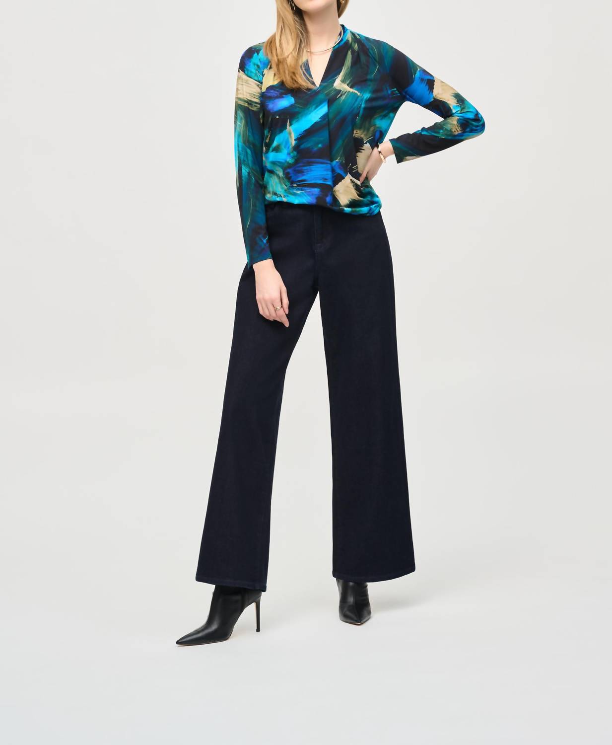 Joseph Ribkoff - Abstract Print Top