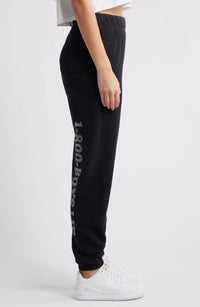 BOYS LIE Mac Slim Sweatpants in black 1 - women's pants - detail view