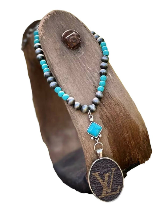 Southern Junkie - Women's Dutton Ranch Collection Upcycled LV Bead Necklace