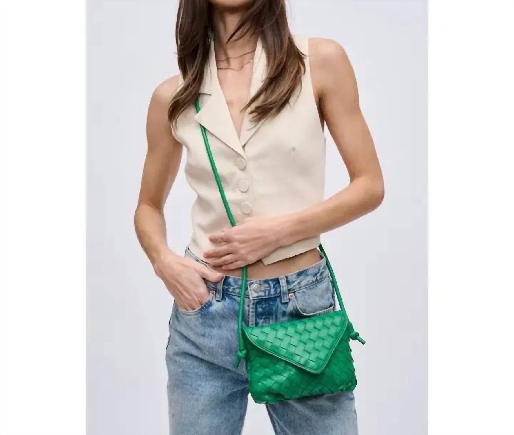 Urban Expressions - Women's Kylo Woven Envelope Crossbody Bag