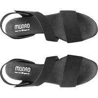 Munro - Women's Lucia Nubuck Leather High Heel Ankle Strap Sandal