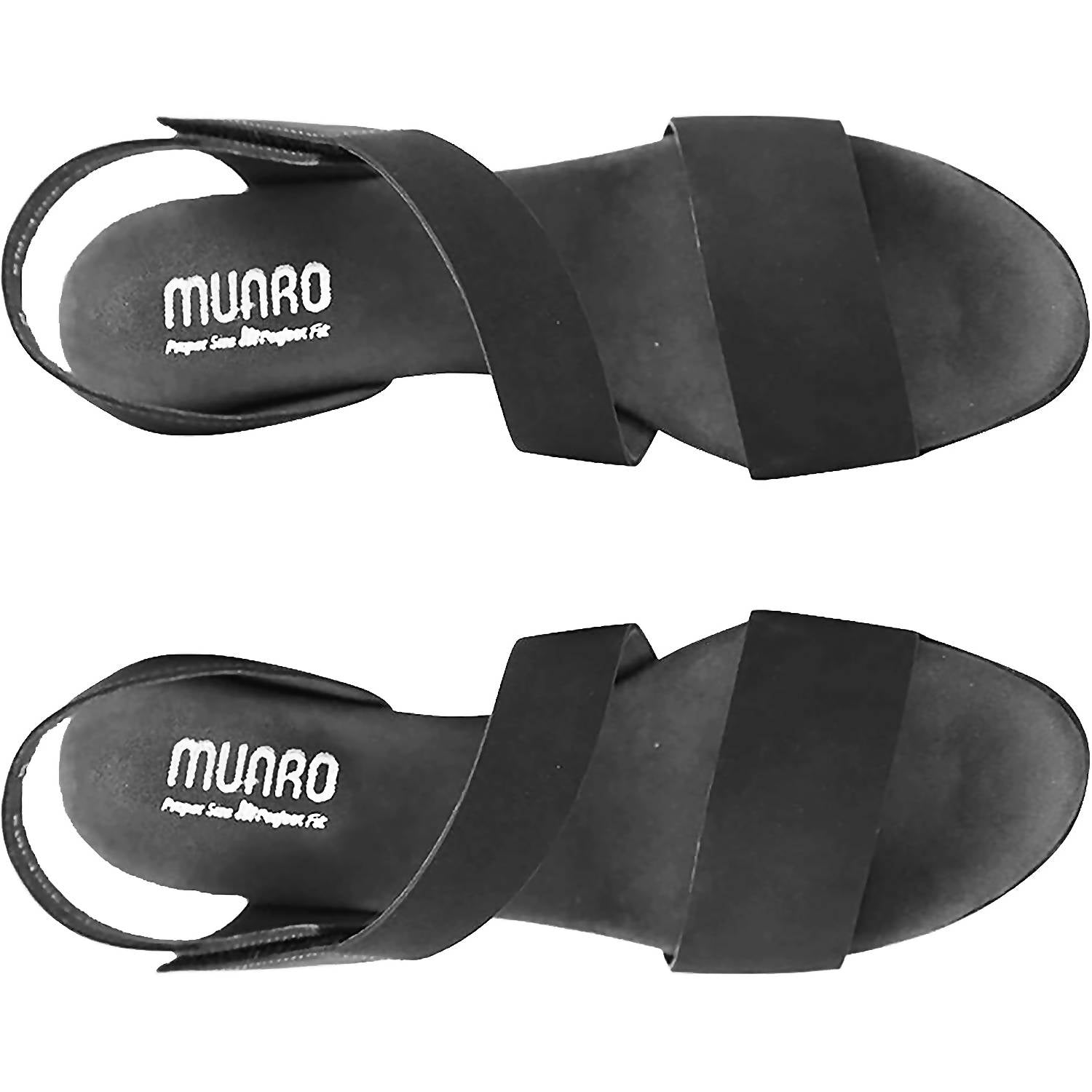 Munro - Women's Lucia Nubuck Leather High Heel Ankle Strap Sandal