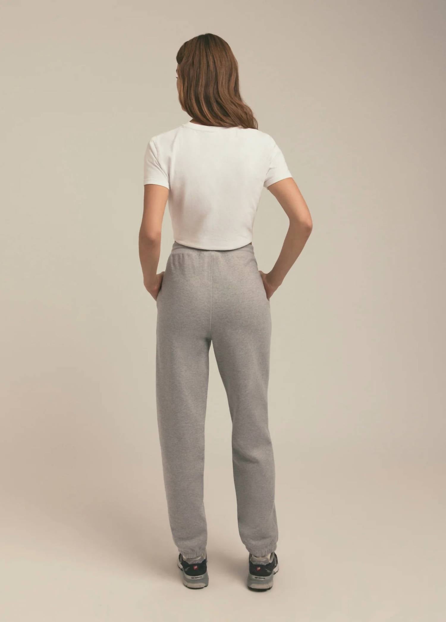 Favorite Daughter Collegiate Joggers in heather grey - women's pants - alternate view