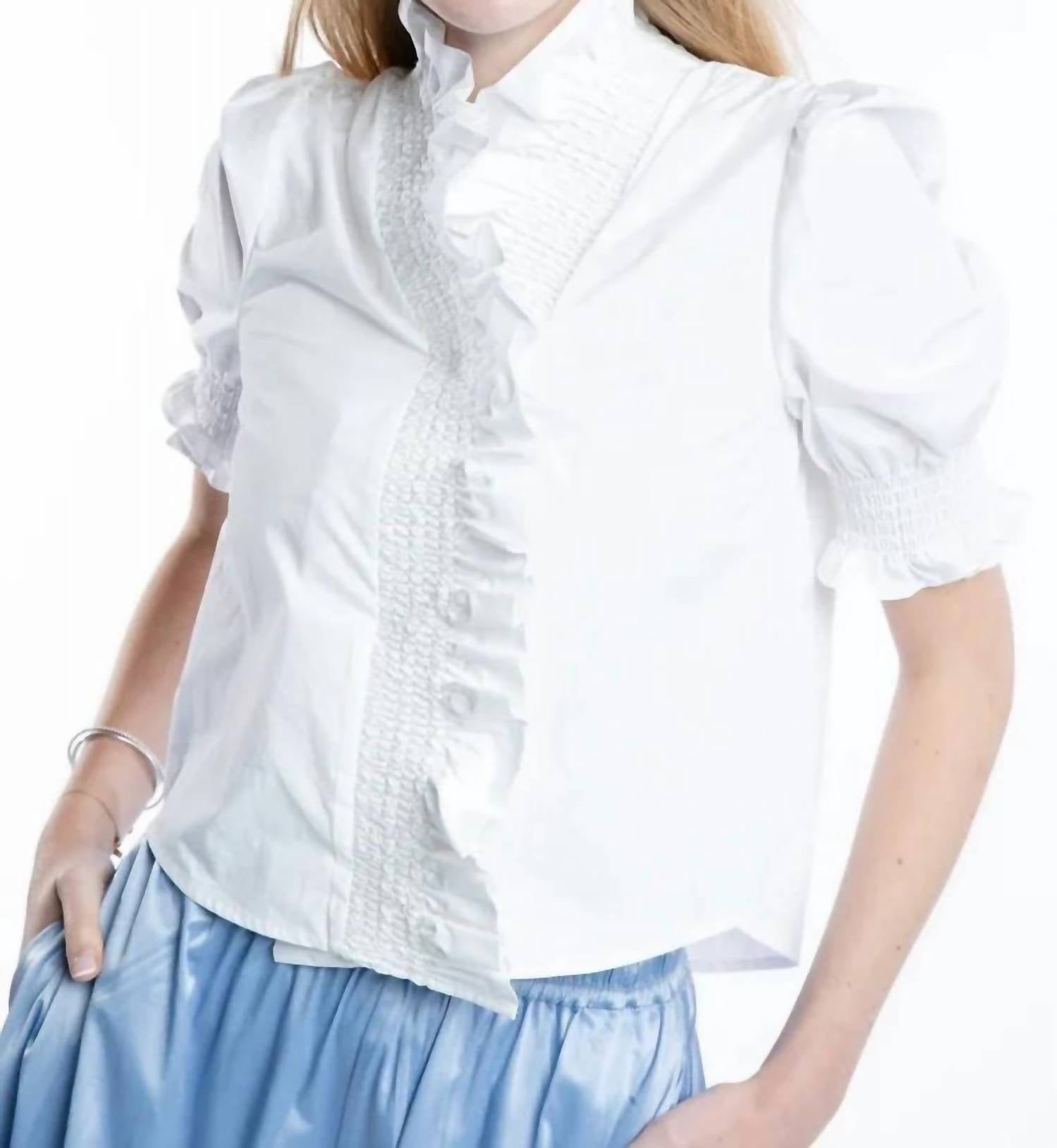 The Burgess Collection - Kiki Ruffle Shirt