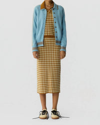 Guest In Residence - Gingham Shrunken Polo
