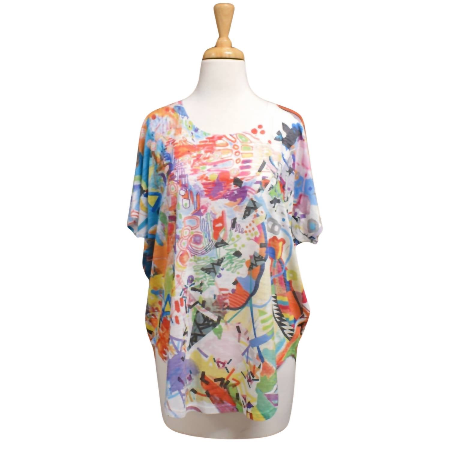 Inoah - Women's Varicolored Dolman Tee
