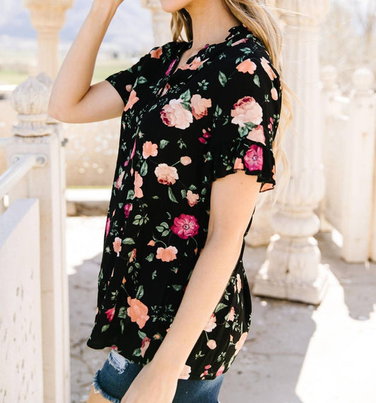 Nighttime Blooms Blouse