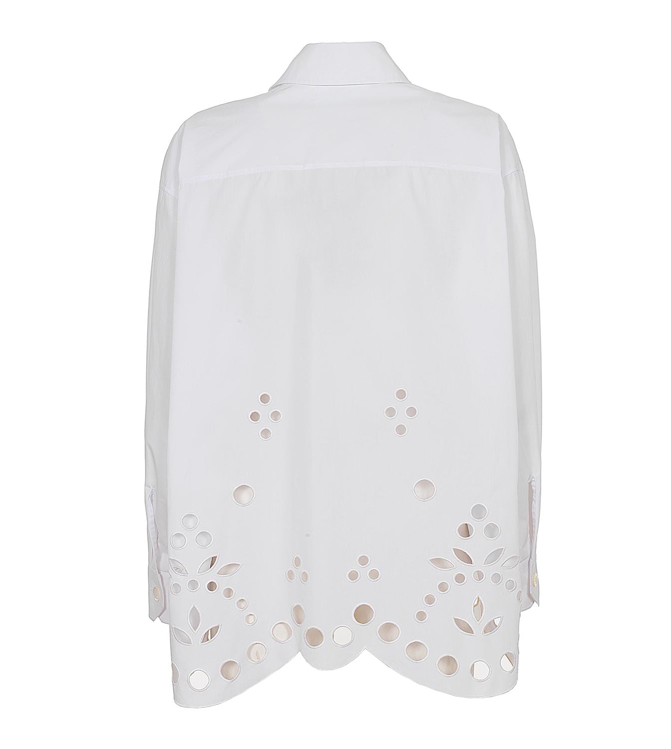 Mantu - Women's Blouse With Punched Holes