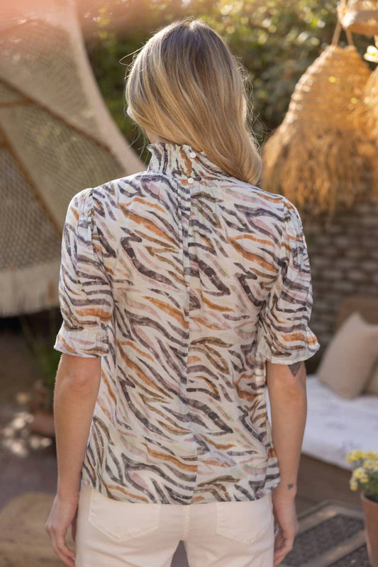 Voy - Lane Print Top