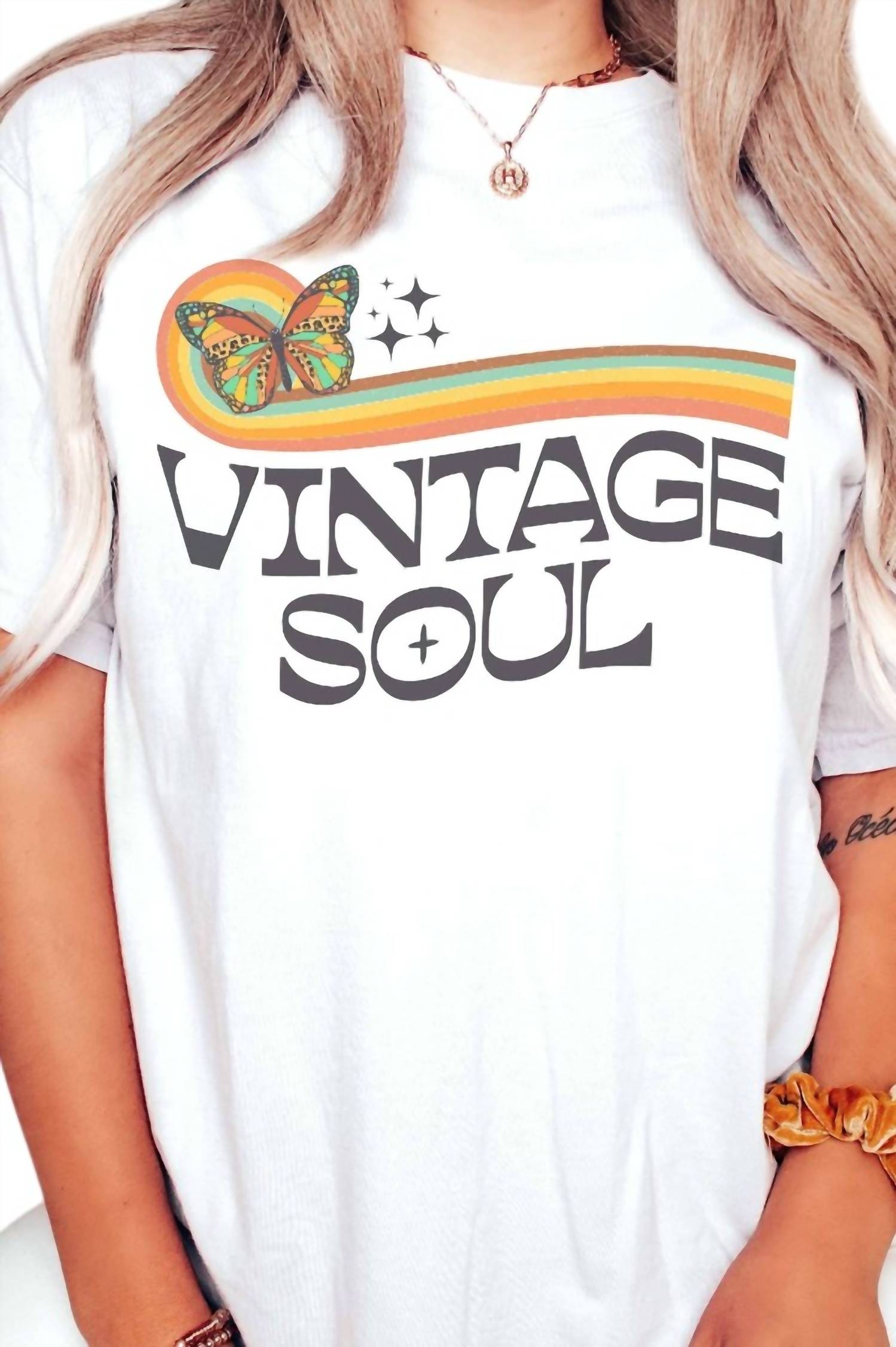 A.Blush - Rainbow Vintage Soul Graphic Tee